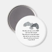 Auf Flügeln wie Adler - ist 40:31 Magnet (Vorderseite/Rückseite)