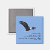 Auf Flügeln wie Eagles Magnet (Vorderseite/Rückseite)