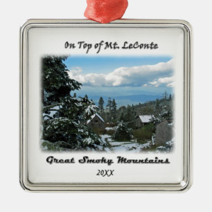 Auf Foto-Kunst Mt. LeConte G/M Ornament Aus Metall
