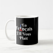 Auf Französisch Bitte - Französischlehrer Kaffeetasse (Links)
