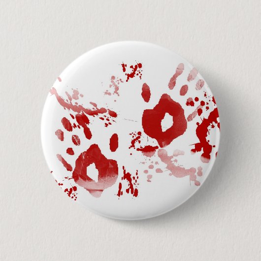 Auf frischer Tat gefangen Button (Vorderseite)