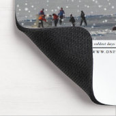 Auf gefrorenem Blog Mousepad (Ecke)