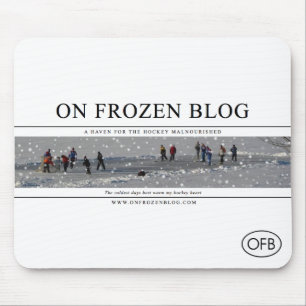 Auf gefrorenem Blog Mousepad