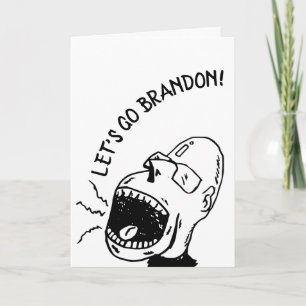 AUF GEHT'S BRANDON! LUSTIGE WEIHNACHTSKARTEN KARTE