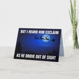 AUF GEHT'S BRANDON! ÜBERGROSSE WEIHNACHTSKARTEN VO KARTE