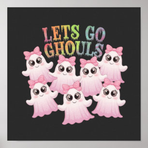 Auf geht's Ghule - Süßes und lustiges Halloween-De Poster
