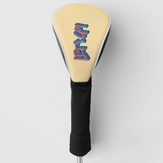 AUF GEHT'S GOLF HEADCOVER (Vorderseite)
