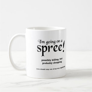 Auf geht's lustiger Becher Kaffeetasse