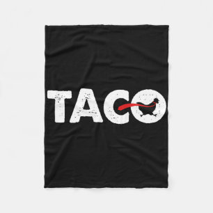 Auf geht's Taco Lustig Trump kneift immer 37  Fleecedecke
