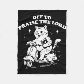 Auf geht's, um dem Herrn zu loben lustige christli Fleecedecke