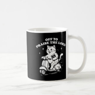 Auf geht's, um den Herrn zu loben, lustige christl Kaffeetasse