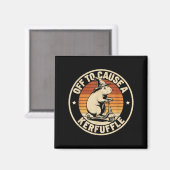 Auf geht's, um einen lustigen Capybara-Witz-Meme-T Magnet (Vorderseite/Rückseite)