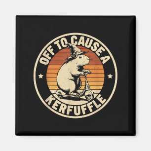 Auf geht's, um einen lustigen Capybara-Witz-Meme-T Magnet