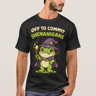 Auf geht's, um Unfug zu treiben Lustiger dunkler F T-Shirt