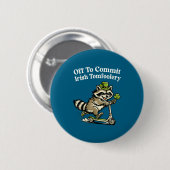 Auf gehts zum irischen Unfug lustig St. Patrick Button (Vorne & Hinten)