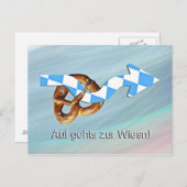 Auf gehts zur Wiesn Postkarte (Vorne/Hinten)