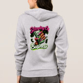 Auf Geschäft Stehen Hoodie (Rückseite)
