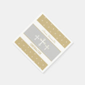 Auf Glauben basierendes, Christliches Bestätigungs Serviette (Ecke)