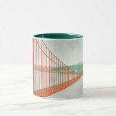 Auf Golden gate bridge Tasse (Zentrum)