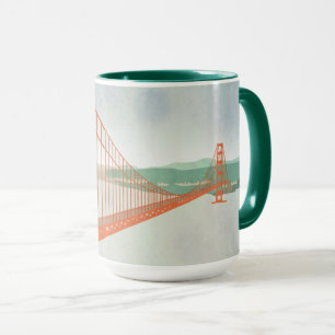Auf Golden gate bridge Tasse