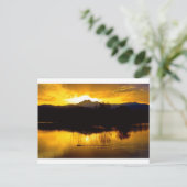 Auf goldenen Teichen Postkarte (Stehend Vorderseite)