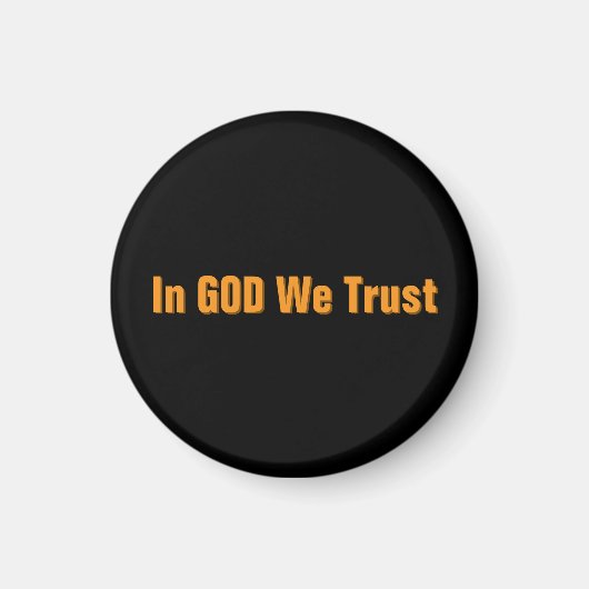 Auf GOTT vertrauen wir Magnet (Vorne)