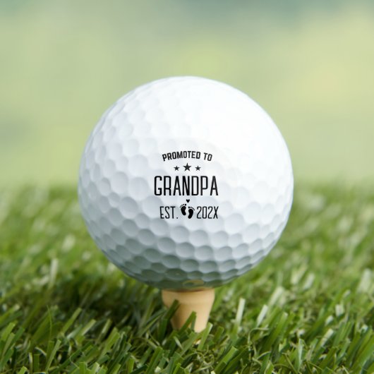 Auf GrandPa Pregnancy Ankündigung Tasse befördert Golfball (Insitu T-Shirt)