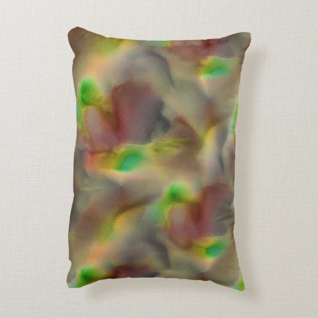 Auf grauen Farbtönen sehen Glas in Rot und Kalkgrü Dekokissen (Rückseite(Vertikal))