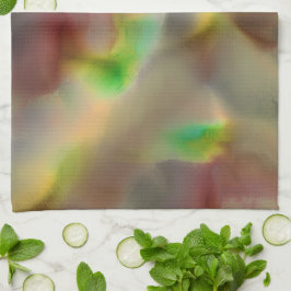 Auf grauen Farbtönen sehen Glas in Rot und Kalkgrü Geschirrtuch