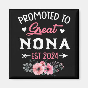 Auf Great Nona Est 2024 Blume Magnet
