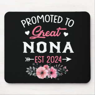 Auf Great Nona Est 2024 Blume Mousepad