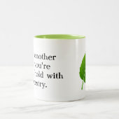 Auf Griff mit Herkunft Zwei-Ton Tasse (Mittel)