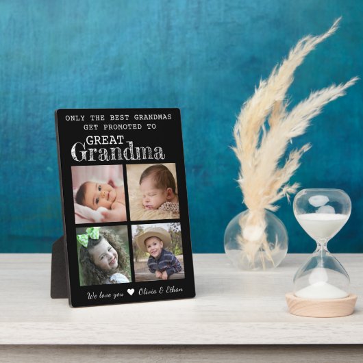 Auf Großoper 4 Foto Collage Plaque befördert Fotoplatte (Seite)