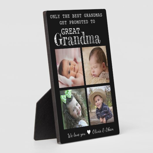 Auf Großoper 4 Foto Collage Plaque befördert Fotoplatte (Seite)