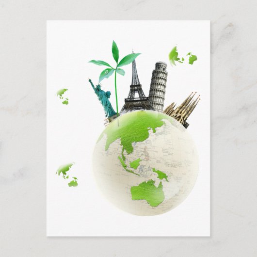 Auf Grün! Postkarte (Vorderseite)