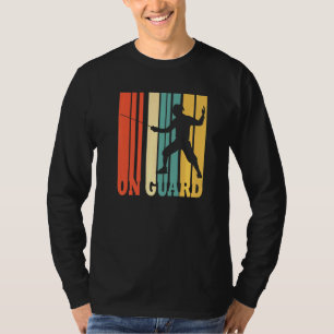 Auf Guard Fencing Fencer Vintag T-Shirt