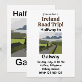 Auf halbem Weg nach Galway Irland Roadtrip Reise Einladung