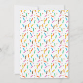 Auf halbem Weg zu einem Party Einladung (Rückseite)