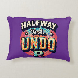 Auf halbem Weg zu einer Hundo - 50. Geburtstag Dekokissen