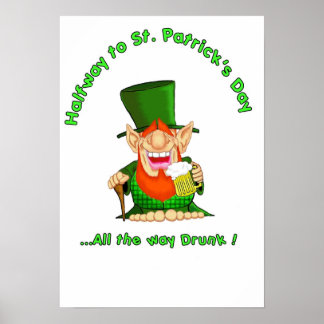 Auf halbem Weg zu St Pattys Poster