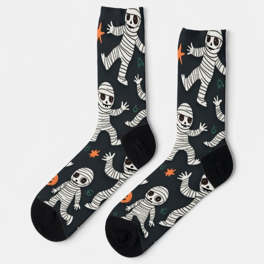 Auf Halloween mit Socken tanzen (Linkes Detail)