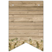 Auf Holz Rose Beige Wimpelkette (Zweite Fahne)