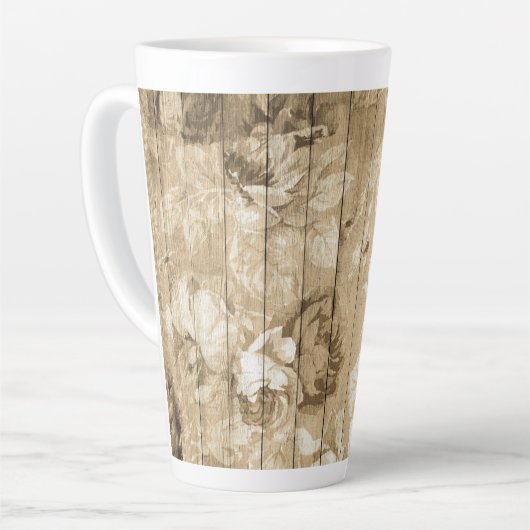 auf Holz Vintag-holz-nostalgisch Milchtasse (Linke Ecke)