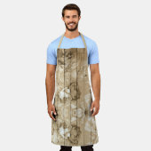 auf Holz Vintag-holz-nostalgisch Schürze (Getragen)