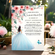 Auf Holzbaum Pink Girly Cherry Blossom Quinceanera