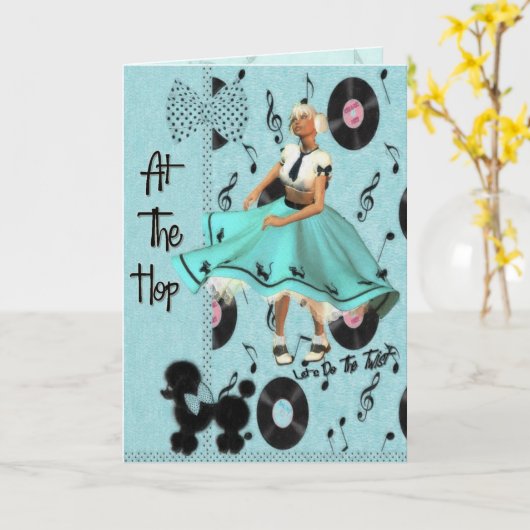 Auf Hop Karte (Gelbe Blume)