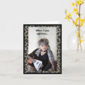 Auf humorvolle Weise zu meinen Zehen Karte (Gelbe Blume)