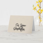 Auf Ihrem Abschluss Karte (Gelbe Blume)