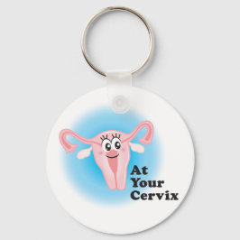 Auf Ihrem Cervix Funny Uterus Schlüsselanhänger