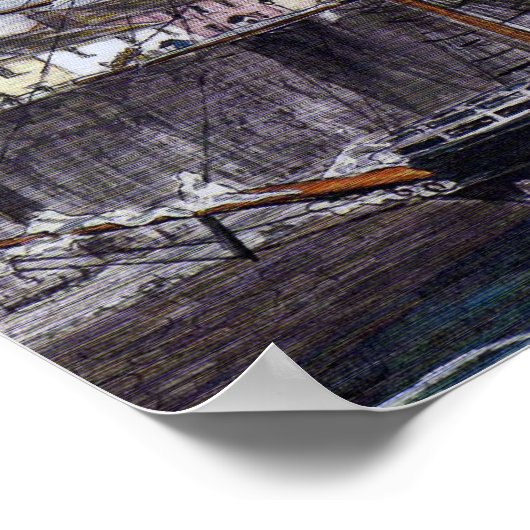 "Auf ihrem eigenen Poster" Poster (Ecke)